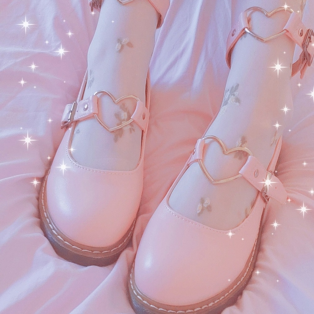 Heart Buckle Shoes